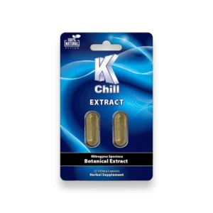 Home k chill blue extract kratom capsules 2ct 500mg 70987